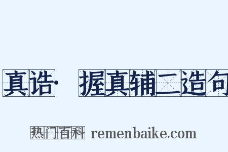 真诰·握真辅二造句是什么意思的图片